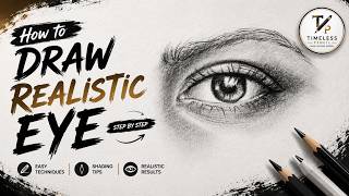 Realistic Eye Drawing | Pencil Sketch Tutorial