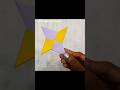 Ninja Star  - Shuriken origami ✨✨ Paperstar #shorts #video  #origami