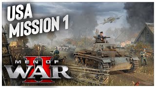 USA Campaign Mission 1: Safe Route - Men of War 2 Gameplay!