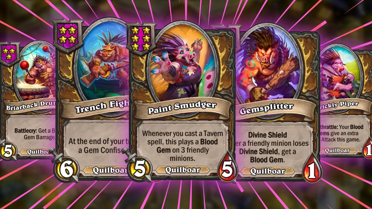 Bob REALLY WANTED me to try QUILBOARS!!! | Hearthstone Battlegrounds