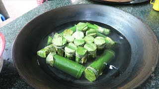 帶你看看我們村怎样做竹筒飯，比包粽子還簡單啊--bamboo-tube rice