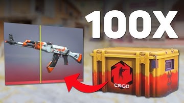 Unboxing 100 Danger Zone Cases in CS2!! Double Giveaway!!
