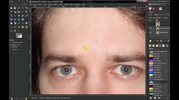 GIMP tutorial: Fix your face, remove imperfections part 2