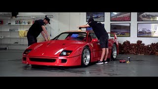 Detailing a Ferrari F40 with Auto Attention | 4K