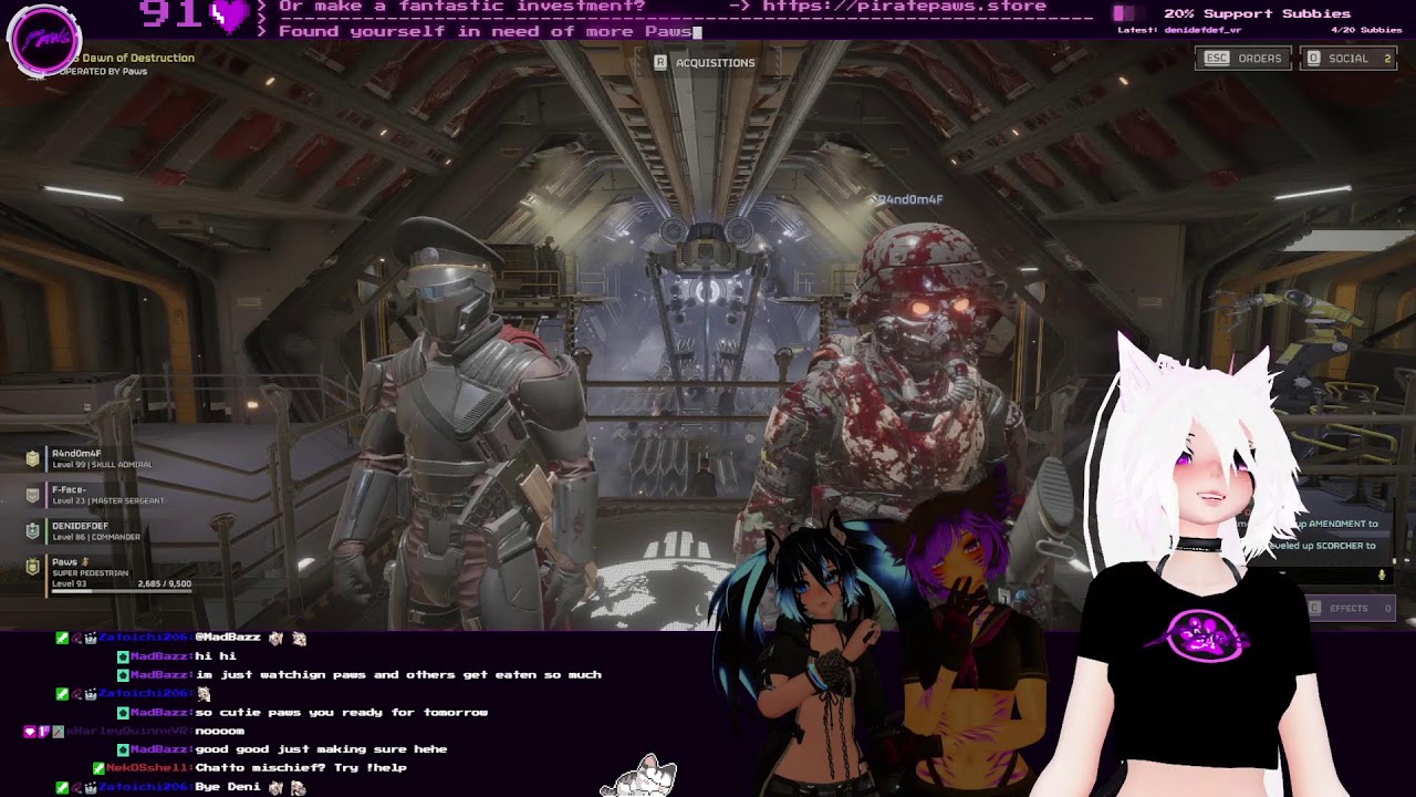 Pirate Paws Live Stream @ https://www.twitch.tv/piratepaws