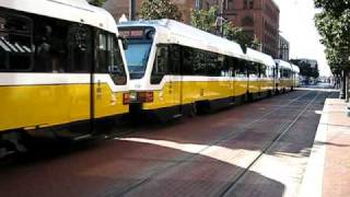DART Train Downtown Dallas