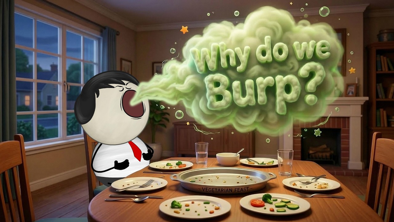 Why do we Burp? + more videos | #aumsum #kids #science - YouTube