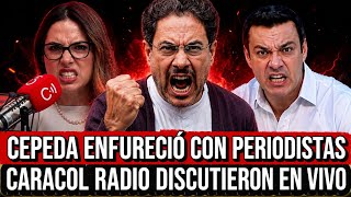 IVAN CEPEDA LOST HIS TEMPER 🔥 WITH CARACOL RADIO JOURNALISTS 😭
