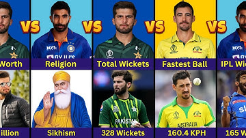 Vergelijking: Shaheen Afridi vs Jasprit Bumrah vs Mitchell Starc