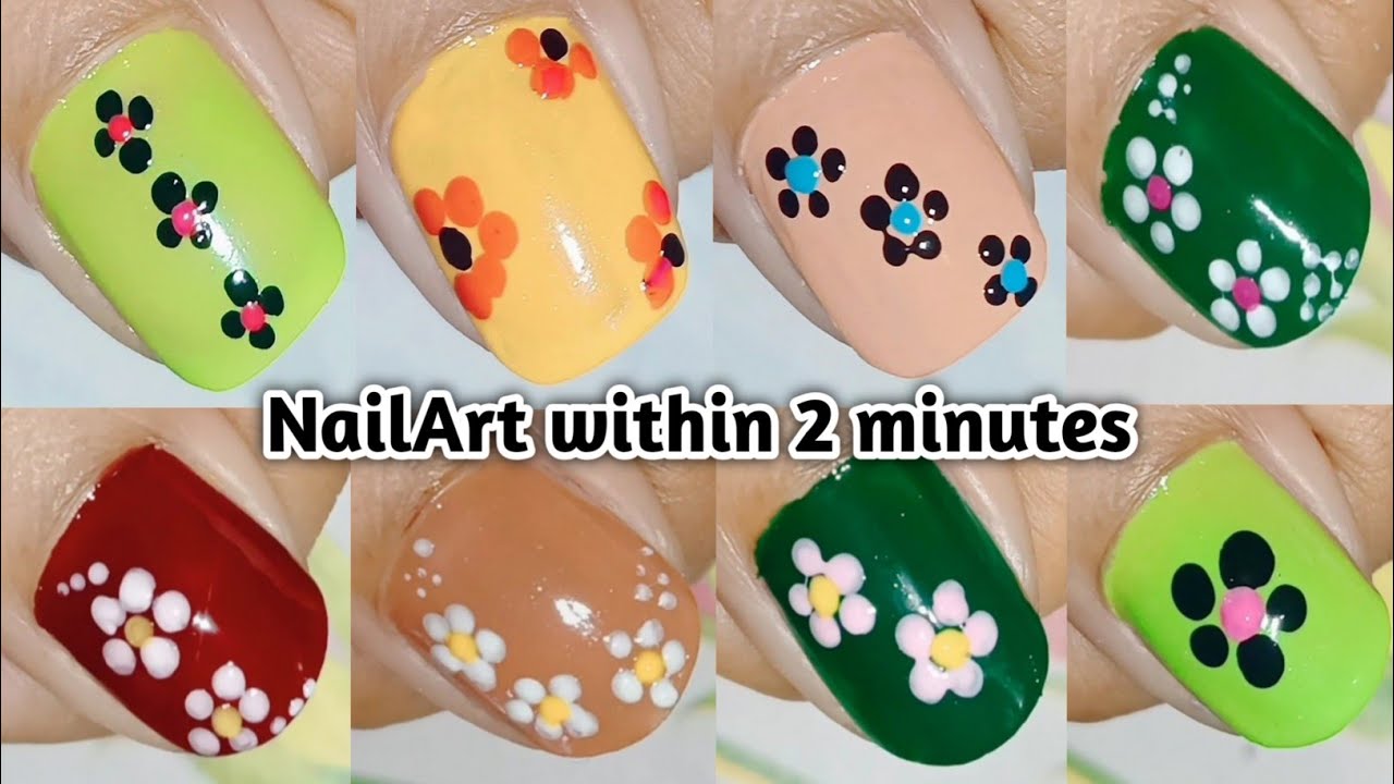 8 Easy Nail Art compilation for short nails Nail Art within 2