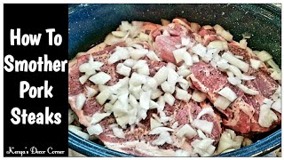 Vlogust day 31 | smothered pork steak dinner quick & easy week meal
kenya's decor corner