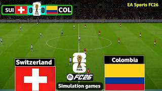 🔴 Switzerland vs Colombia Live | FIFA World Cup 2026 | Full Match Streaming | Video Game Simulation screenshot 2