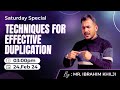 Techniques for effective duplication in direct sale  by ibrahim khilji