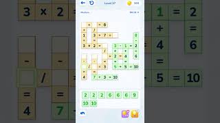 Math Crossword Level 17  #cross #games #game  #puzzle #crossword #crossmath #math #mathexpert #maths Update
