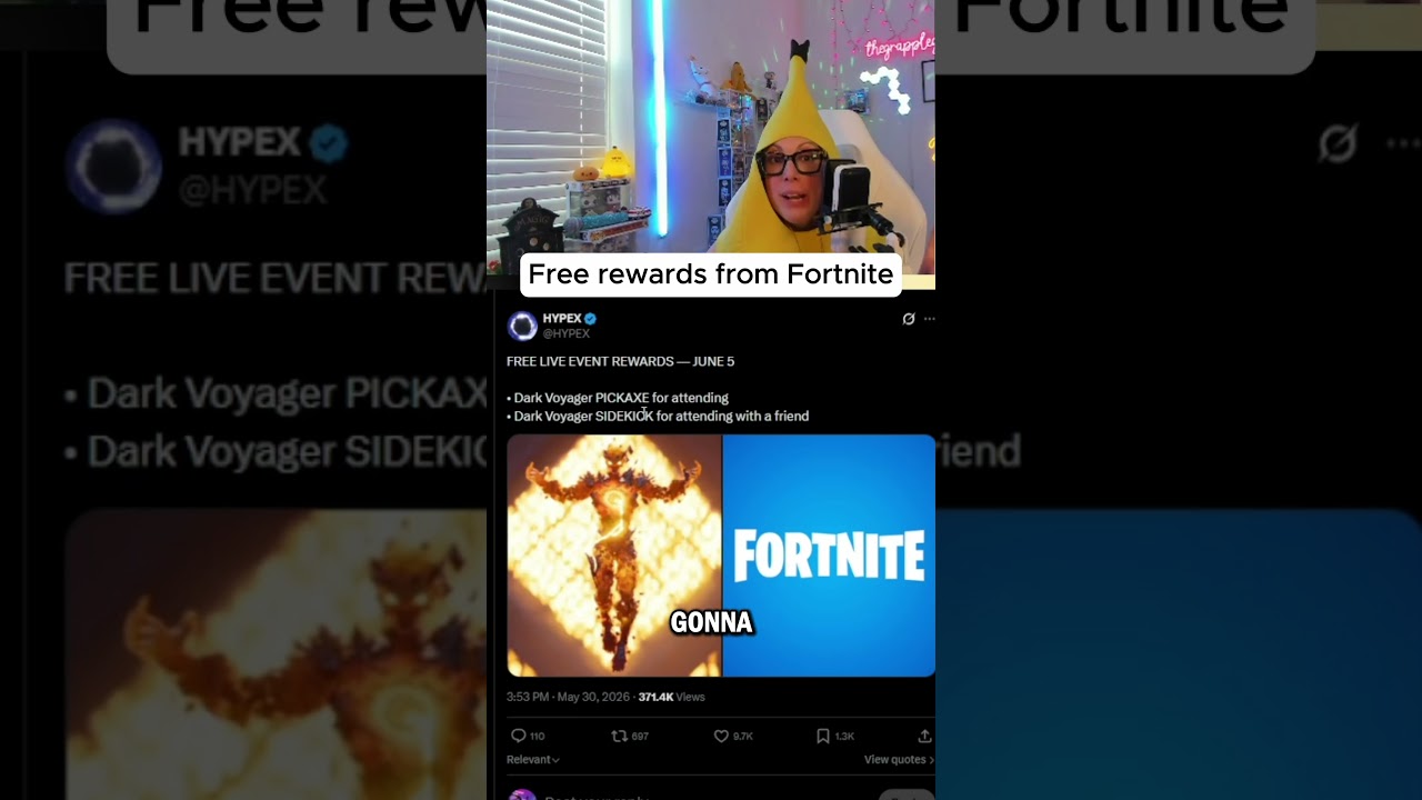 FREE REWARDS ✨ #fortnite #fortniteshorts #fortniteclips #fortnitenews #fortnitelive