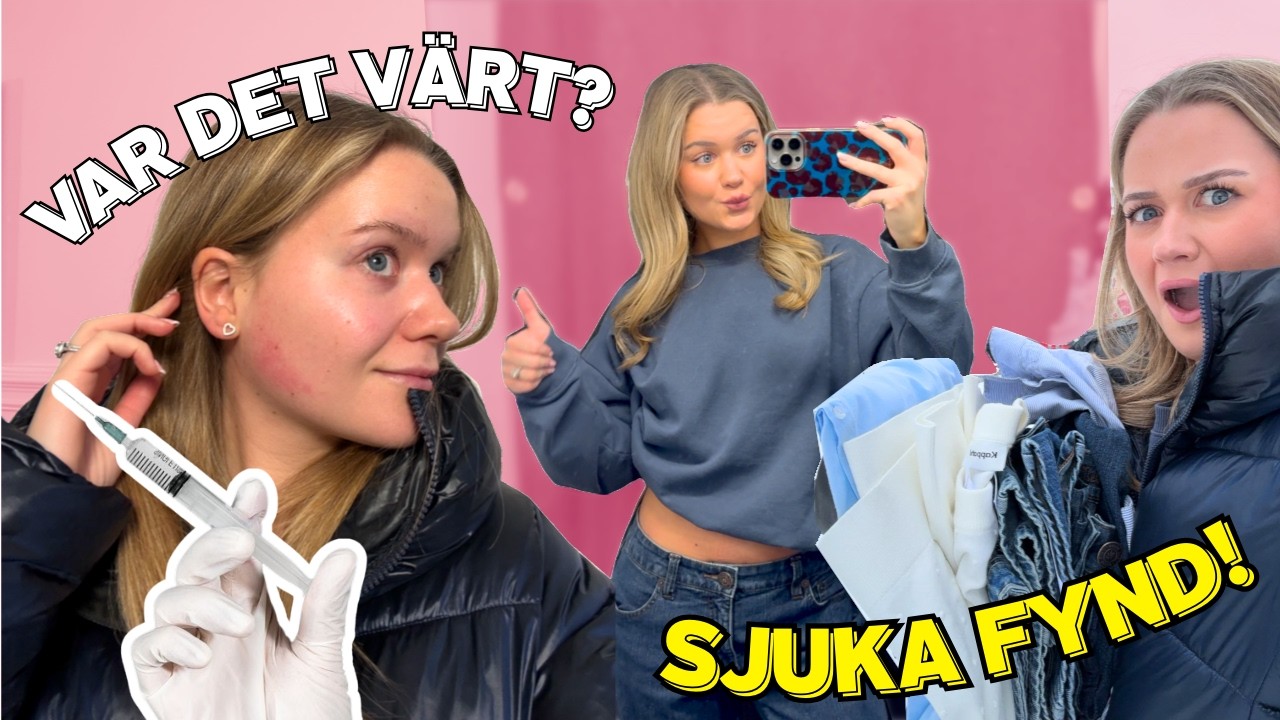 DAGS FÖR BOTOX & EN GRYM SECOND HAND RUNDA!! Vlogg