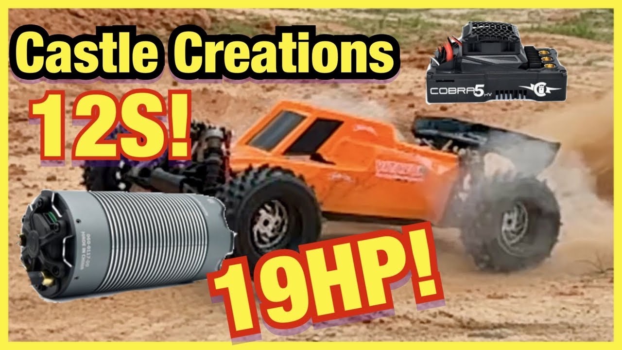 Castle Cobra 5HV Speed Test Losi 5ive B 19HP - YouTube