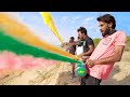 Testing Holi Gadgets - Many Color Tanks At Once | Holi 2021