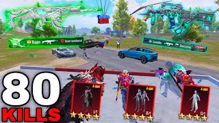 Wow!!😍 NEW BEST SQUAD GAMEPLAY W/ X SUITS🔥 80 KILLS😱 PUBG MOBILE BGMI