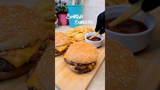 Smash Burgers ??(Better Than Takeout!)   #shorts #smashburger