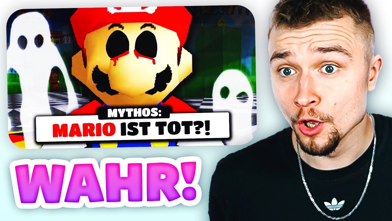 Gruselige Mario MYTHEN die leider WAHR sind... | Dävid Reaktion