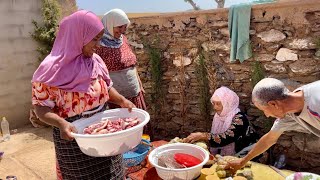 اجواء البادية/اجواء لعيد لأضحى مع تحدير لكرداس او لكديد👌عن طريقة رحمانية😍لموت ضحك مع العائلة😂🤣