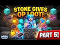 Minecraft But STONE Gives OP Loot! (Part 5) 💎