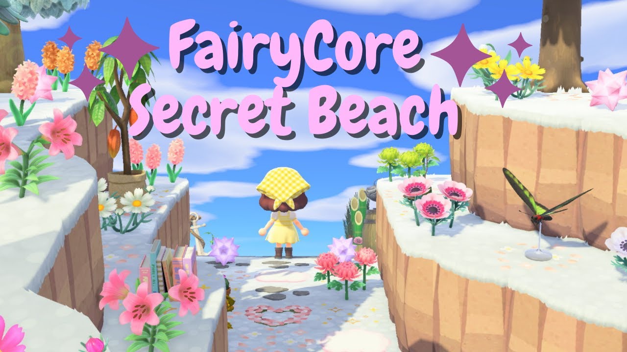 Decorating My FairyCore Secret Beach Animal Crossing New Horizons