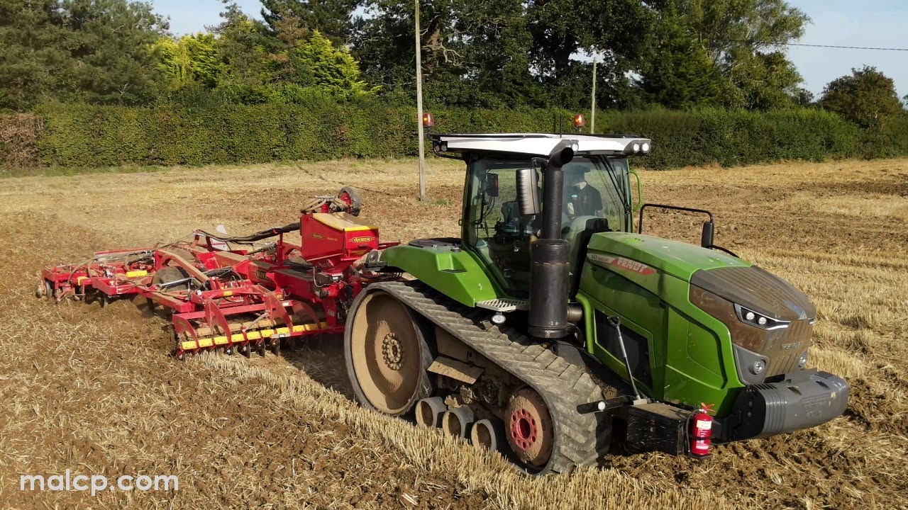 4Kᵁᴴᴰ Harvest 2023: Fendt 943 Vario MT with Väderstad Topdown 500 and BioDrill 360 kit