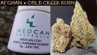 MedCan CC01 - Cold Creek Kush/Afghan Kush - Medicinal Cannabis Review - MedCan