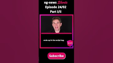Ng-News 24/02 (1/2): ng Files in Analog  #angular #coding #programming
