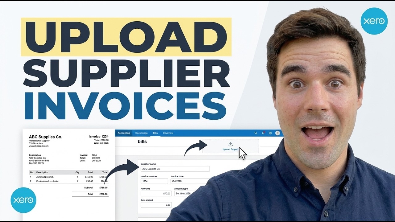How To Upload Supplier Invoices To Xero (Quick Guide) - YouTube
