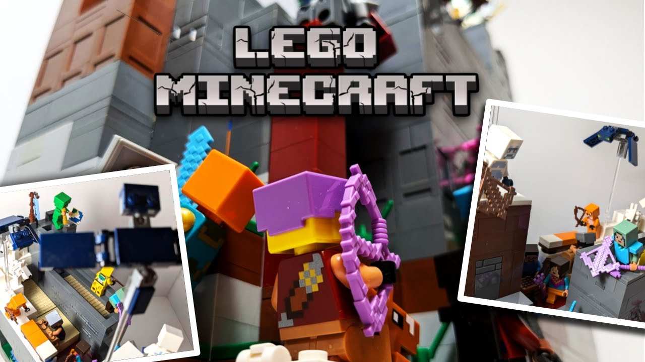 I Built A Lego Minecraft World!!! - YouTube