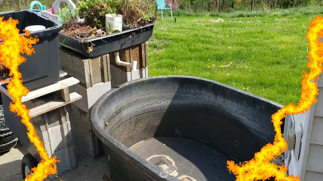 2019 Wicking bed/ aquaponics build part 2 YouTube