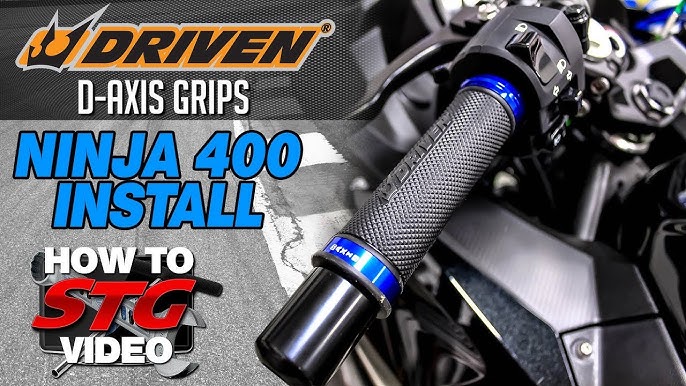 TechSpec Kawasaki Ninja 400 Gripster Tank Grip Extension How To Install and  Review from STG 