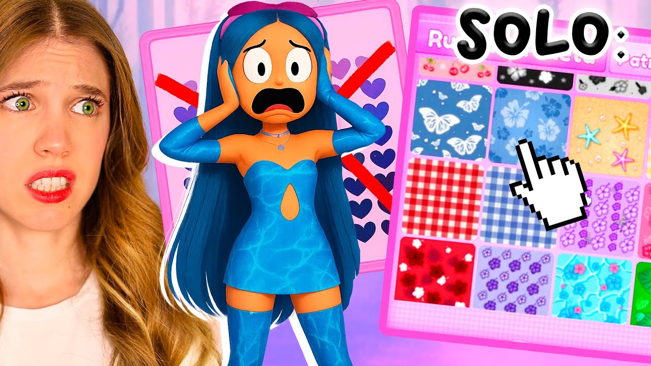 DRESS TO IMPRESS PERO *SÓLO PUEDO USAR PATRONES*!! | Roblox