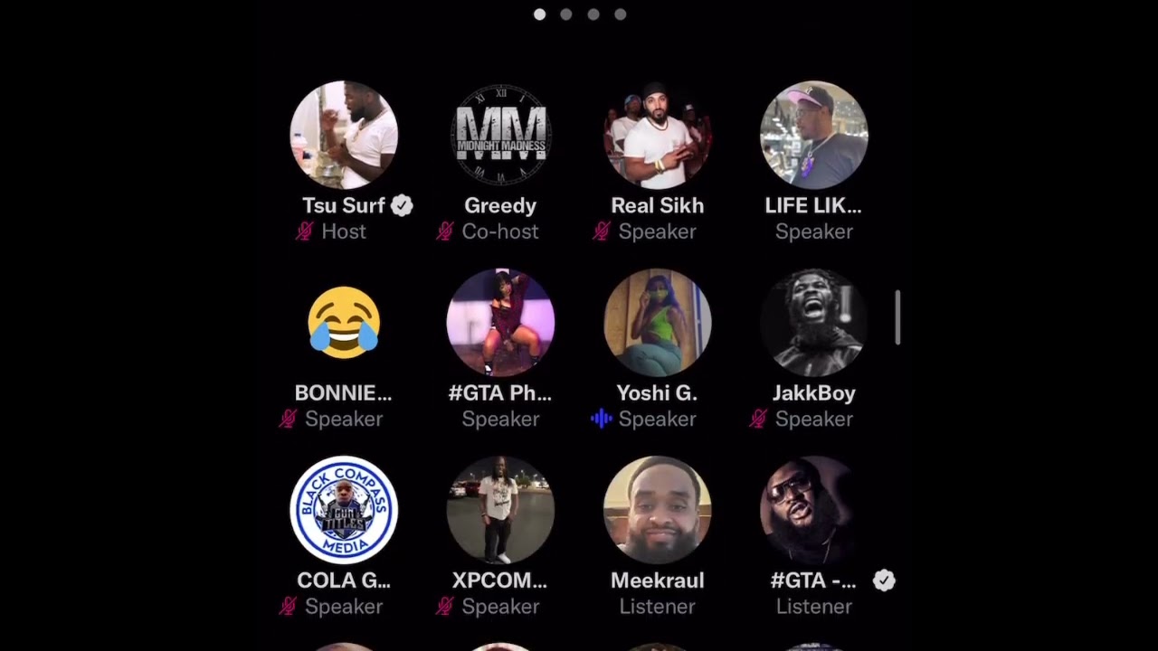 Yoshi g and Phara funeral talk nasty against each other as tsu surf chimes in on twitter spaces