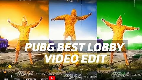 PUBG BEST LOBBY VIDEO EDIT IN MOBILE 🥵 | TUTORIAL 👨‍🏫 | ALIGHT MOTION 2022 #pubgmobile #edit