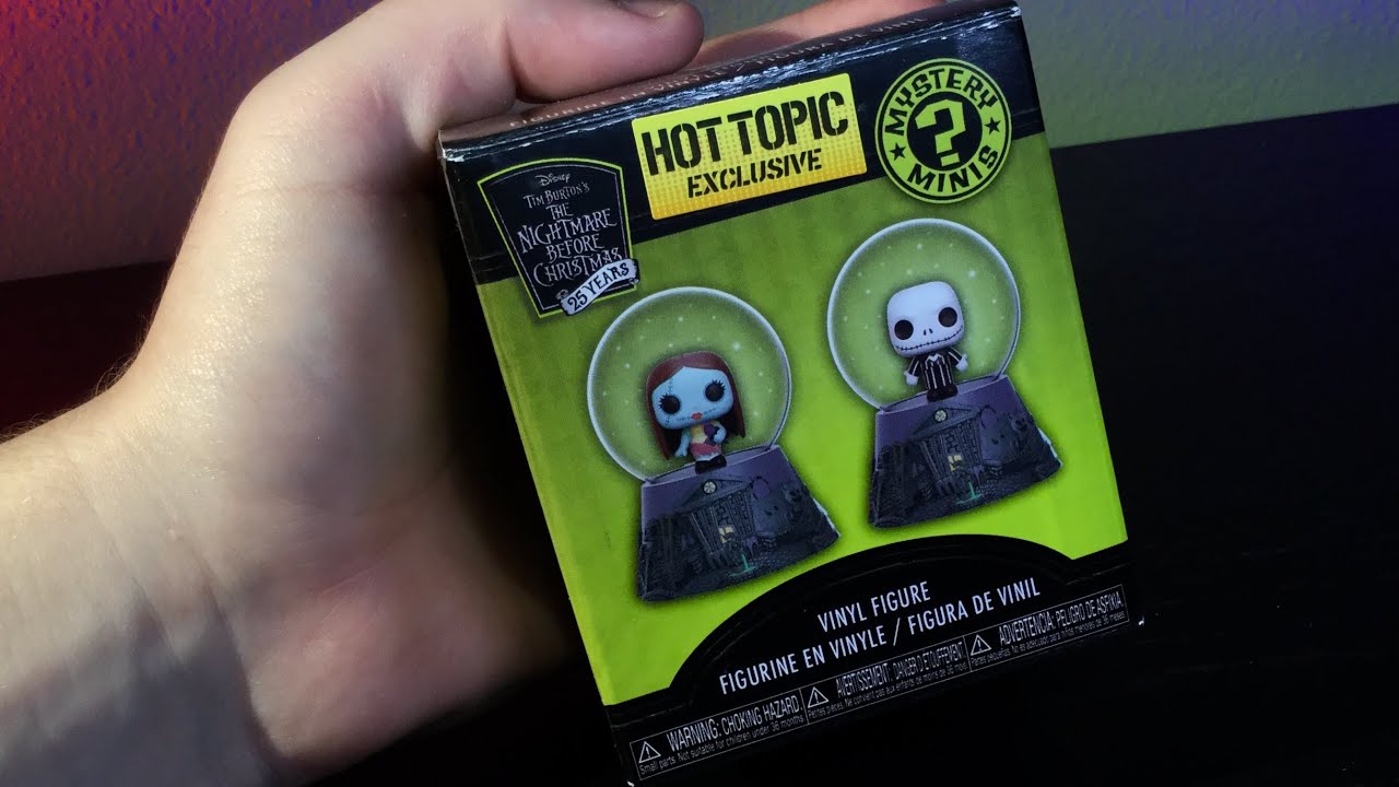 The Nightmare Before Christmas Funko Mystery Minis (Snow Globe) BLIND UNBOXING