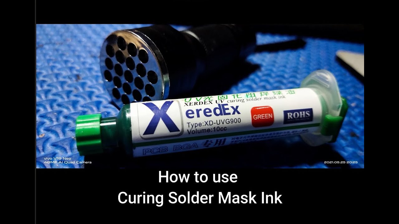 Applying Soldering Mask Ink with UV Light in Laptop Motherboard YouTube