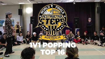SoulRogerBoog vs Eddie Machete | 1v1 Popping | Top 16 | Destructive Steps 9