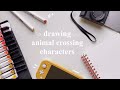 🏝 drawing animal crossing characters ~ flick and c.j. // feat Arteza ✏️