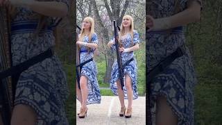 🦋Bridge Over Troubled Water🦋 (Simon &amp; Garfunkel) - Harp Twins style! #harptwins #classicrock #rock