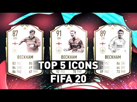 Видео: TOP 5 ICONS IN FIFA 20 / ICONS IN FIFA 20