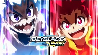 Lui vs Hyuga Beyblade Burst Surge Episode 7 English Dub Raid luinor vs Super Hyperion