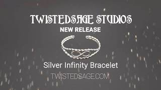 Career Overview Silver Infinity Bracelet