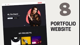 How To Design A Responsive Portfolio Website Using HTML, CSS & JavaScript [Part 8]