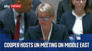 Foreign Secretary chairs UN Security Council meeting on Middle East