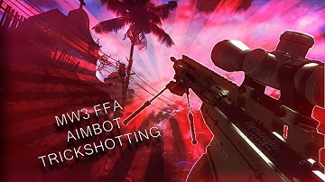 MW3 FFA Aimbot Trickshotting #6