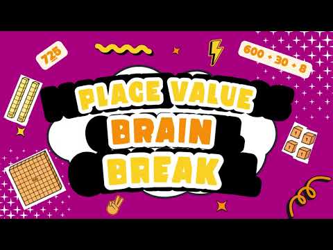 Place Value Brain Break | 2nd Grade Counting Base Ten Blocks & Expanded Form Game